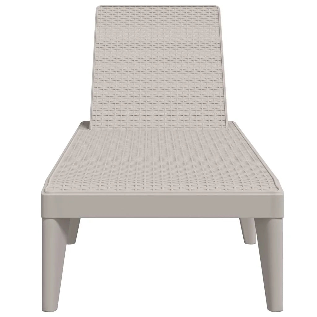 Lettino Cappuccino 186x60x29 cm in PP 364216