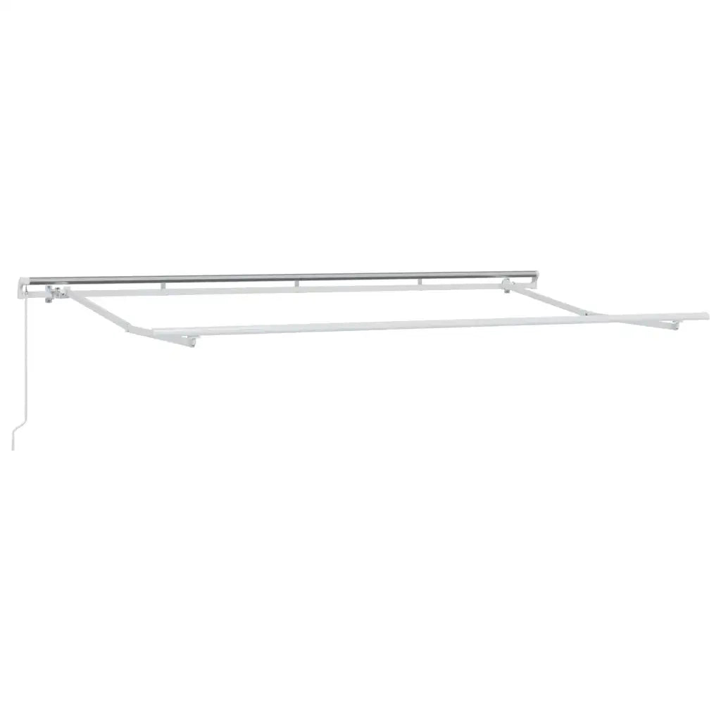 Tenda da Sole | Tenda Retrattile Blu e Bianco 400 x 200 cm
