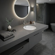 Lavabo sottopiano tondo Rak Ceramics - Bianco
