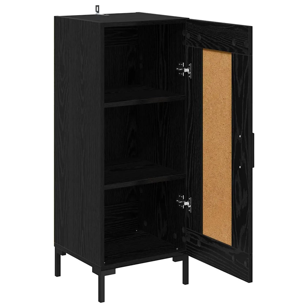 Credenza | Madia | Buffet da pranzo | Armadio da pranzo Olden Rovere Nero 34,5 x 34 x 90 cm