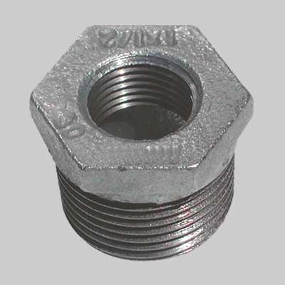 RIDUZIONE MASCHIO/FEMMINA ZINCATA  4 x 2     MADE IN ITALY