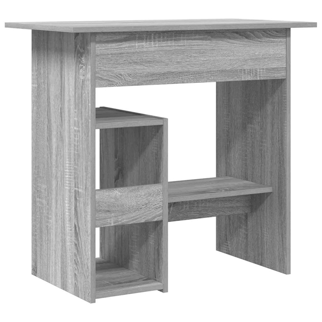 Scrivania | Tavolo da Ufficio Grigio Sonoma 80x45x74 cm in Legno Multistrato