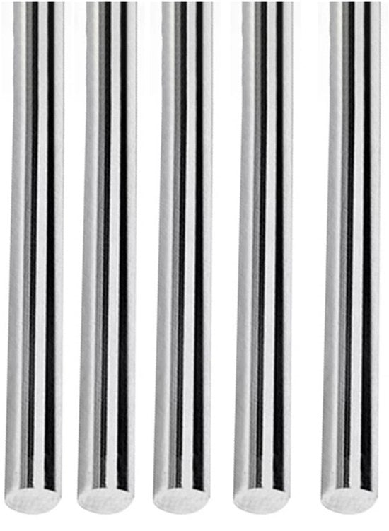 Tubo Circolare in Acciaio Inossidabile 304 - 2,4mm x 100mm - Tubi Solidi - Manufatti Artigianali - Modello Auto/Aereo/Scafo - Sostenibile e Resistente