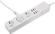 Wi-Fi Estensione di Cavo - 3 Contatti di Tipo AC - 4 Porte USB - Abilita i Contatti Intelligenti