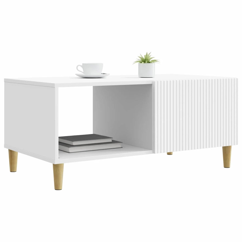 Tavolino da salotto Bianco 90 x 50 x 40 cm Legno ingegnerizzato 894725