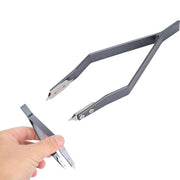 Accessorio per orologeria - Pincetta a forma di V per barra di orologio - Utensile in acciaio - Accessorio essenziale per orologiai - Strumento di riparazione orologeria