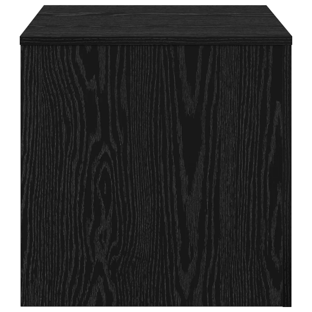 Tavolo Nesting 3 pz Rovere Nero 45 x 45 x 45 cm 862676
