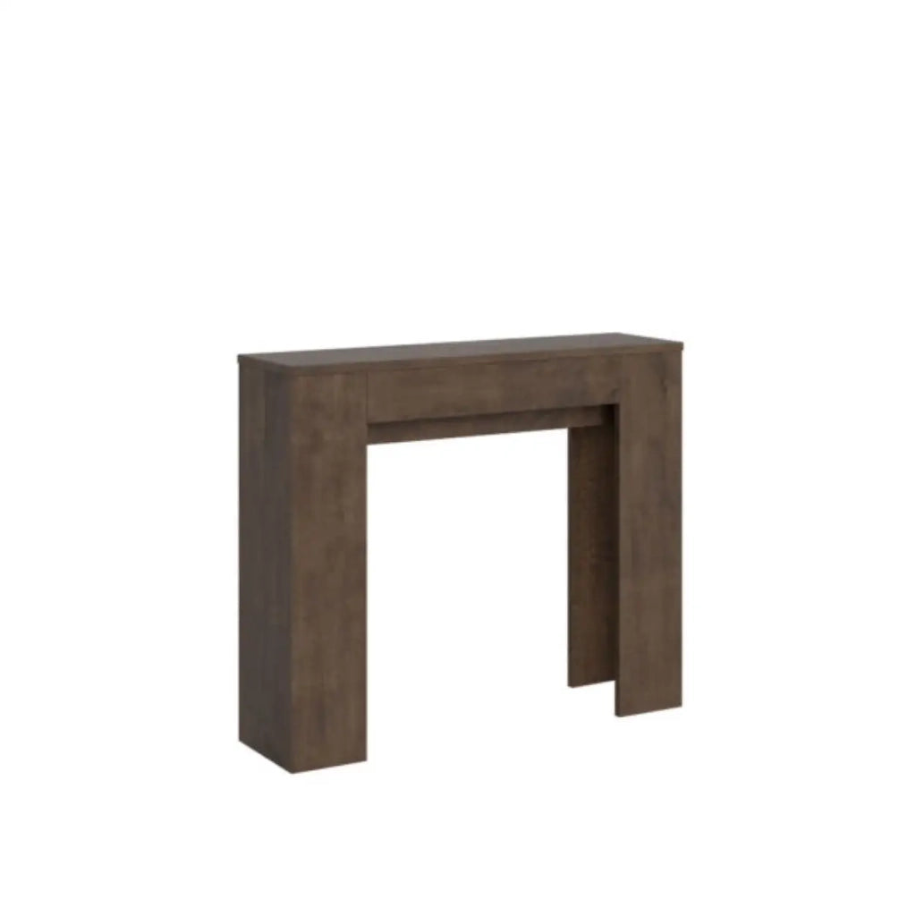 Consolle allungabile 90Ã—25/181 cm Slick Noce