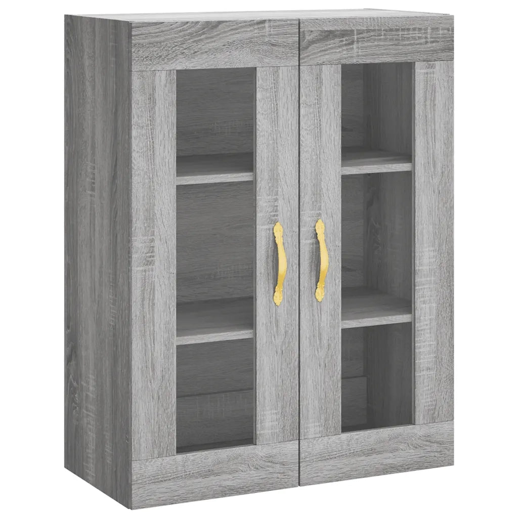 Credenza | Madia | Buffet da pranzo | Armadio da pranzo Grigio Sonoma 69,5x34x180 cm in Legno Multistrato