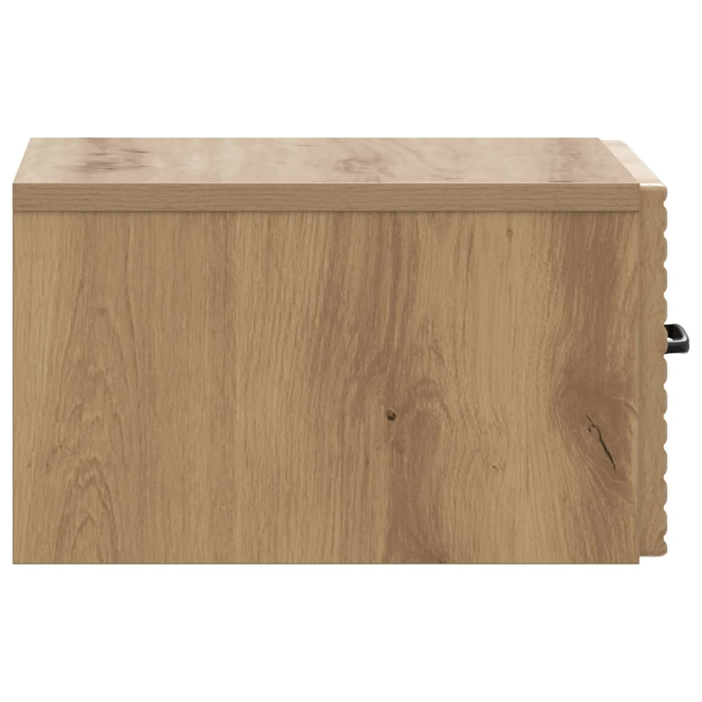 Mobiletto da notte a muro Rovere Artigianale 34,5 x 33 x 20 cm 898613