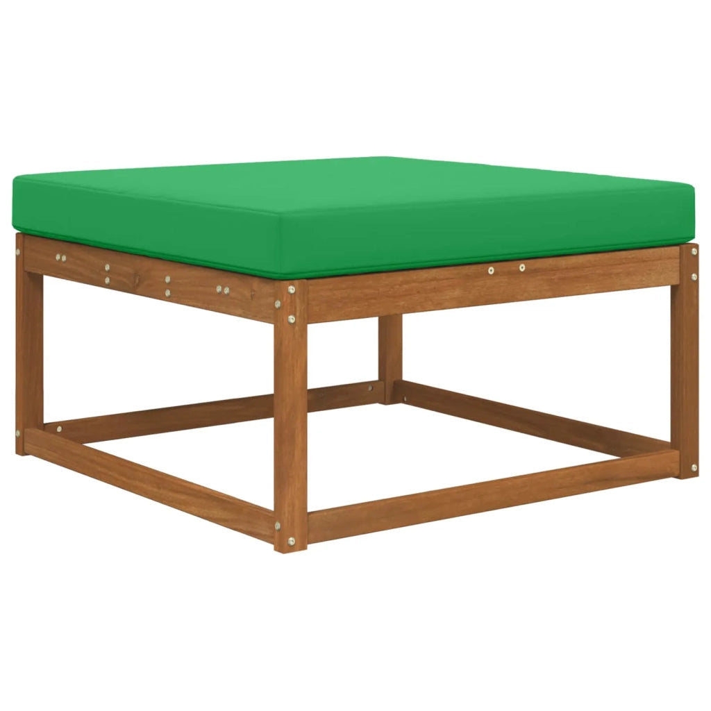 Cuscino per divano da esterno Verde 80 x 80 x 8 cm Poliestere