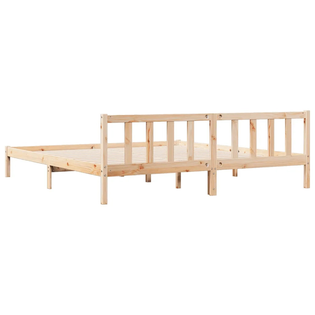 vidaXL Letto Extra Lungo senza Materasso 180x210 cm in Legno di Pino