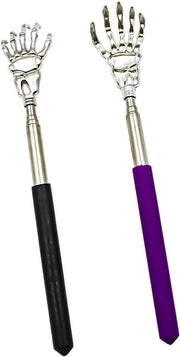 Kit di 2 Rugkrabber in Acciaio Inossidabile con Manubrio Telescopico per Relax e Illuminazione