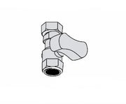 Vaillant Rubinetto dritto per allacciamento gas 009299