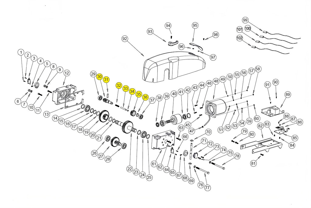 9007 GRUPPO SBLOCCO BASIC BAZER RICAMBIO