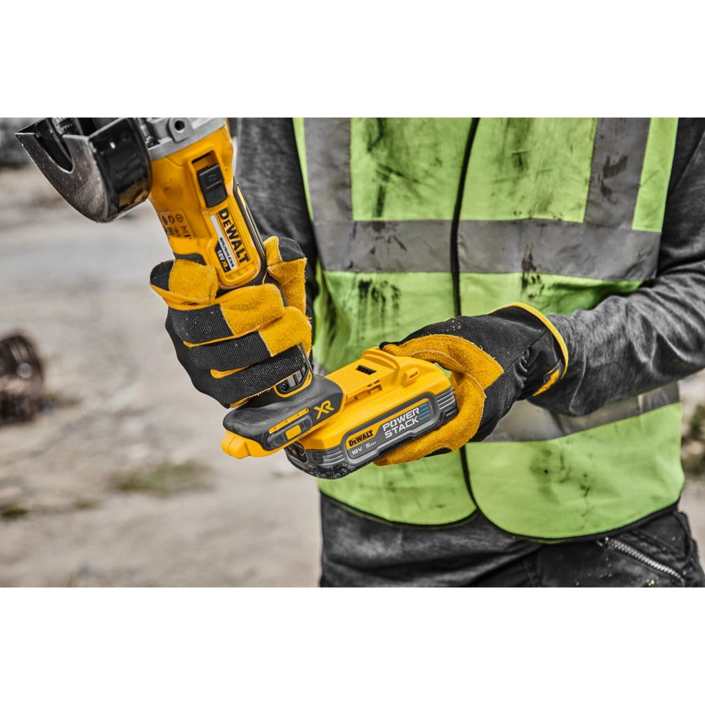 Smerigliatrice angolare DeWalt DCG405H2T 18V 125mm con batterie Powerstack 5.0Ah