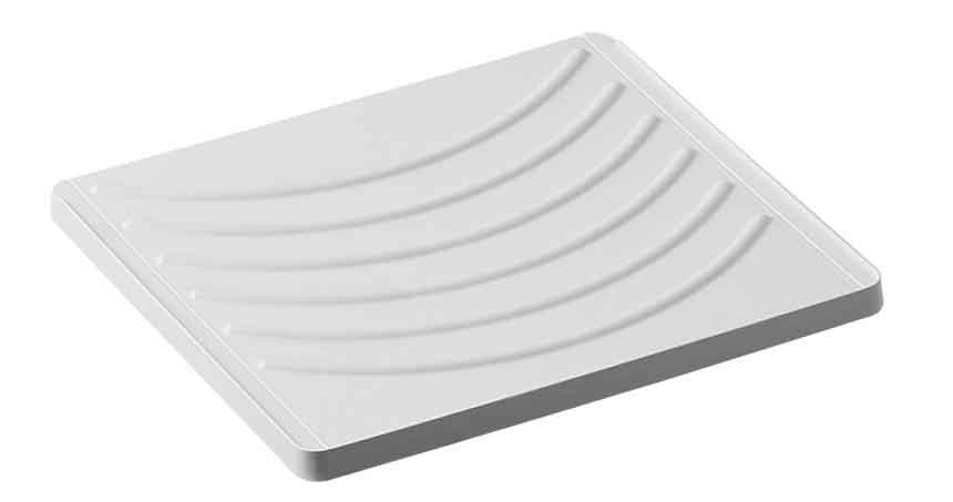 Mobile LAVATOIO in LEGNO a 1 anta - 50x50 (H.85) c/vasca e asse in PP - CR - COL: OLMO