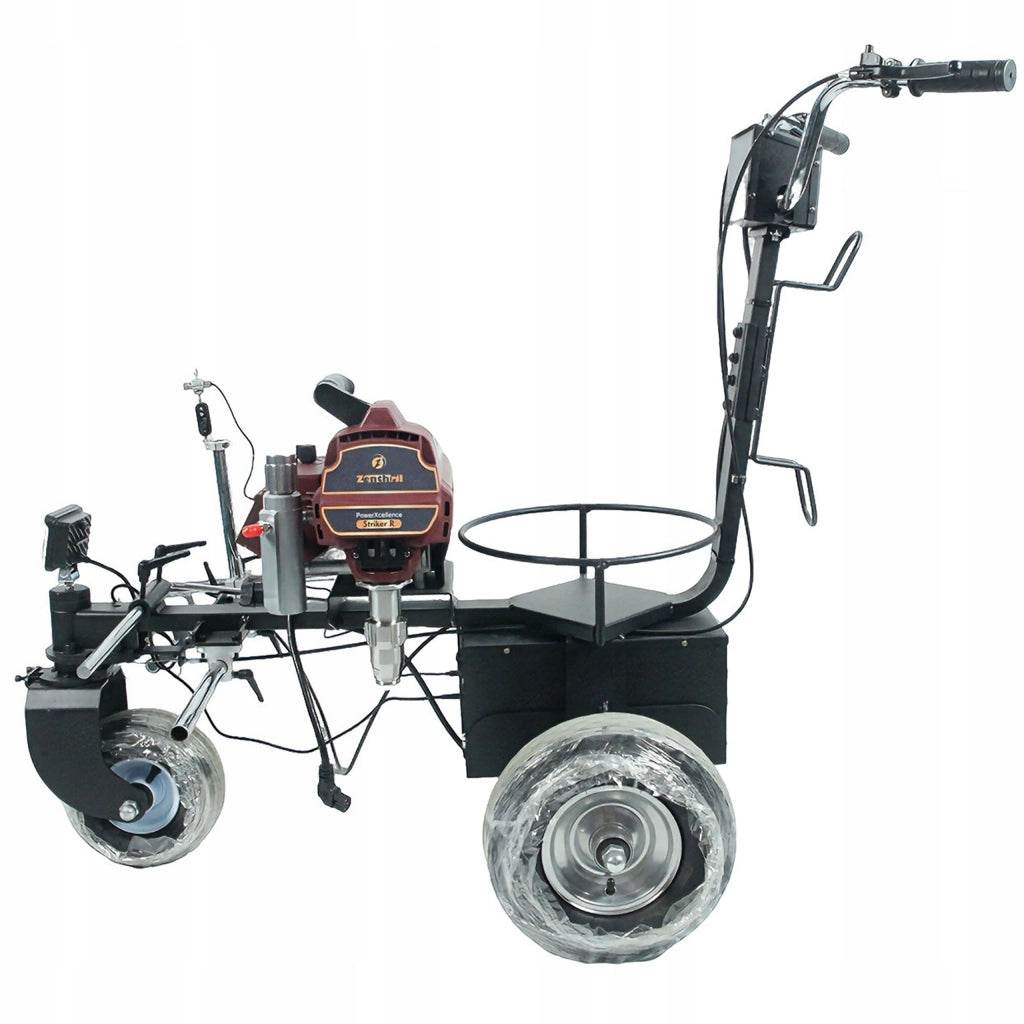 Traccialinee Stradale Elettrica PowerXcellence Striker R – Motore 1500W | 20 MPa | 2.2 L/min | Ugello 215 | Tubo 15 m
