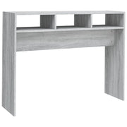 Tavolino Consolle | Tavolo d'Ingresso Grigio Sonoma 105x30x80 cm Legno Multistrato