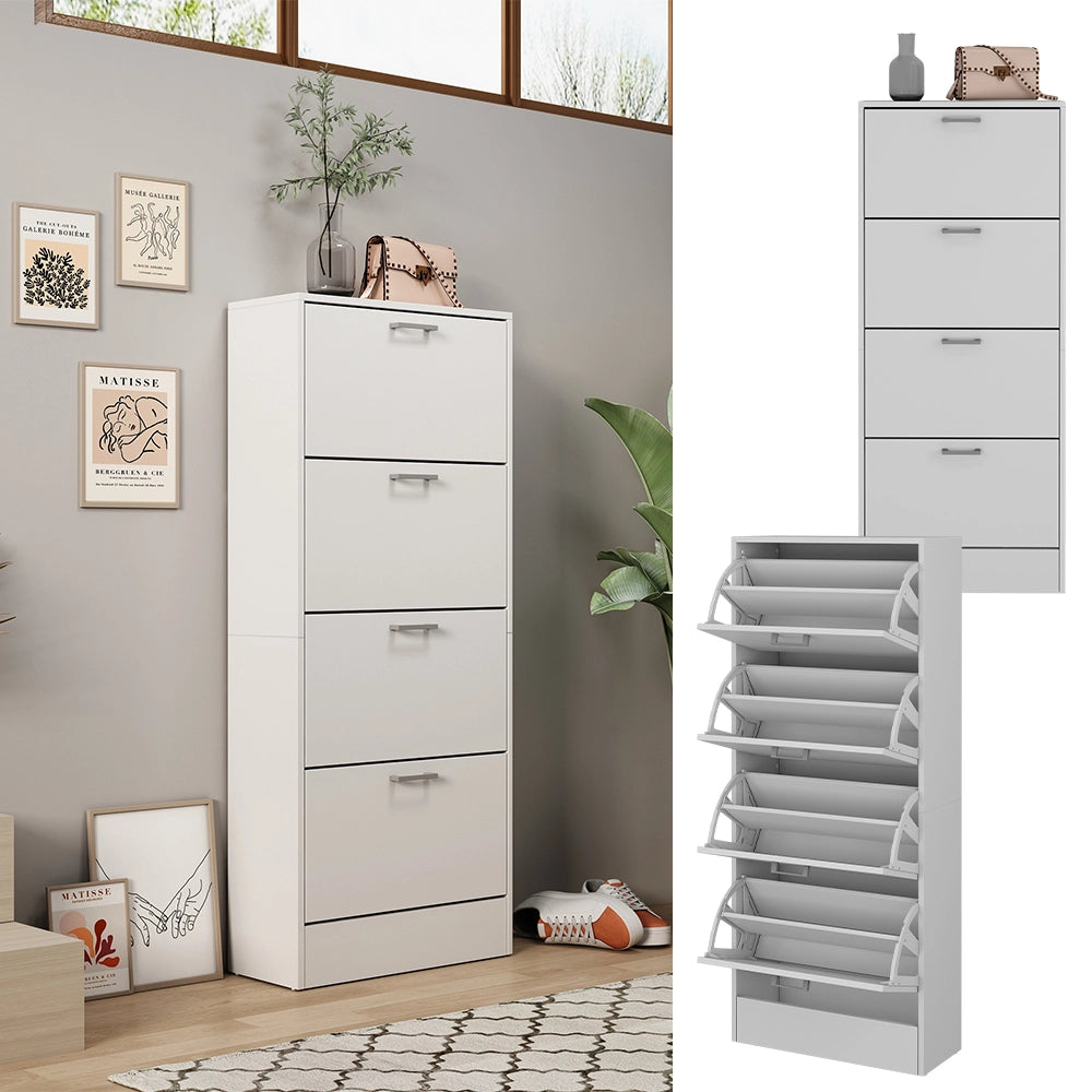 Vicco Scarpiera da ingresso Bianco 63 x 150 cm