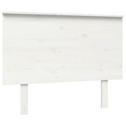 Testiera | Testata per Letto Bianca 104x6x82,5 cm Legno Massello di Pino