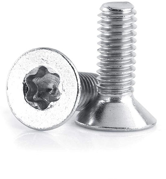 Viti a testa Torx in acciaio inossidabile, 50 pezzi, M4x10mm, viti a piatto, resistenti alla corrosione, prestazioni elevate, viti durature
