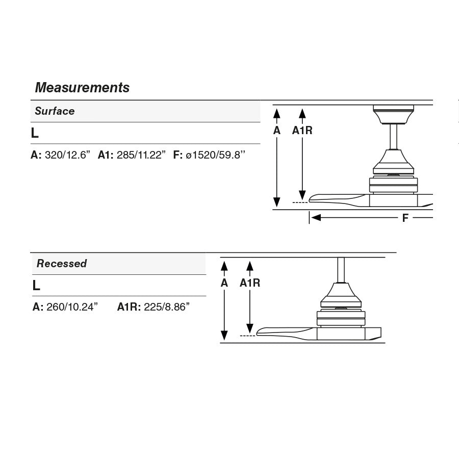 FARO Ventilatore da soffitto ALO L DC in Acciaio Nero Opaco con pale in legno 6 velocita funzione inversione telecomando incluso per ambienti 176-28 m² adatto a soffitti inclinati FARO-33718DC
