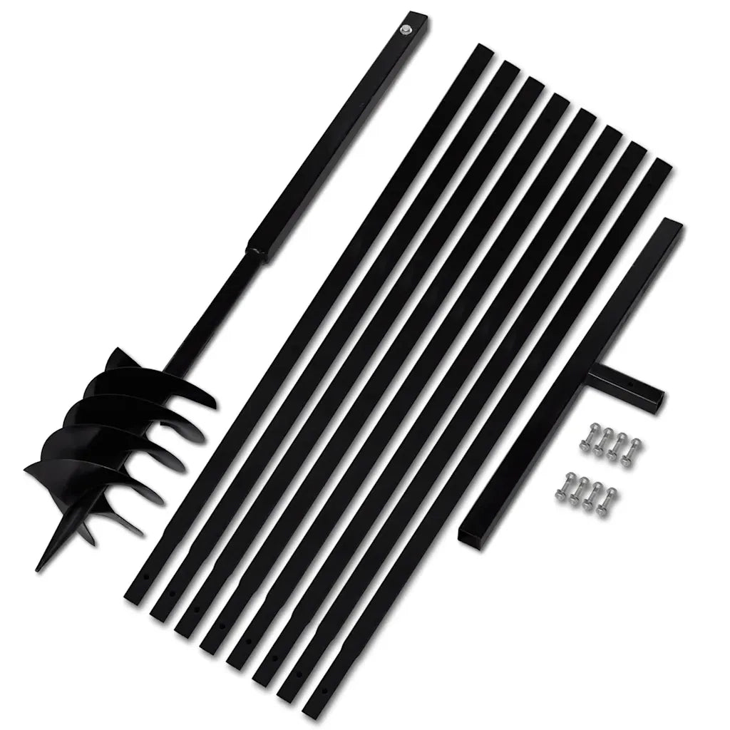 Trapano da terra con manico 180 mm con Tubo di prolunga Acciaio 9 mcod mxl 119213