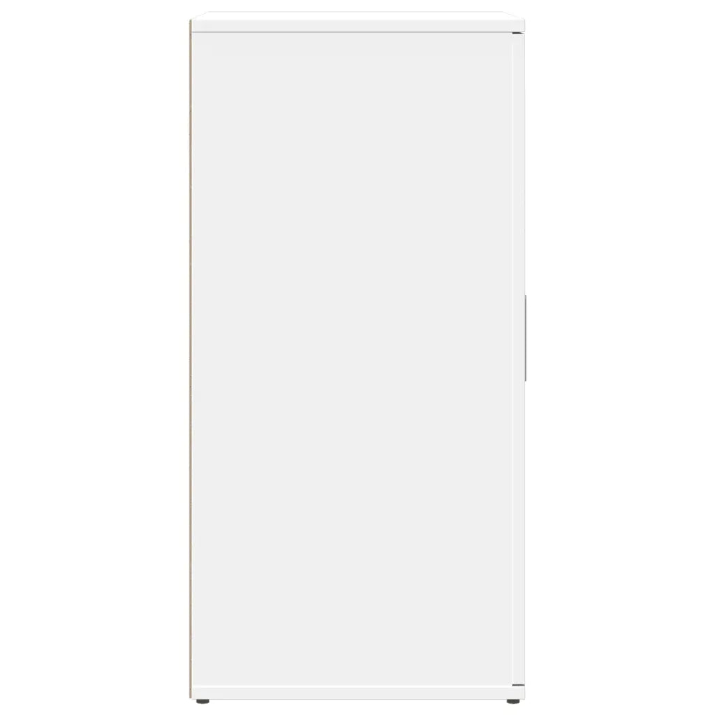 Credenze 2 pz Bianche 59x39x80 cm in Legno Multistrato