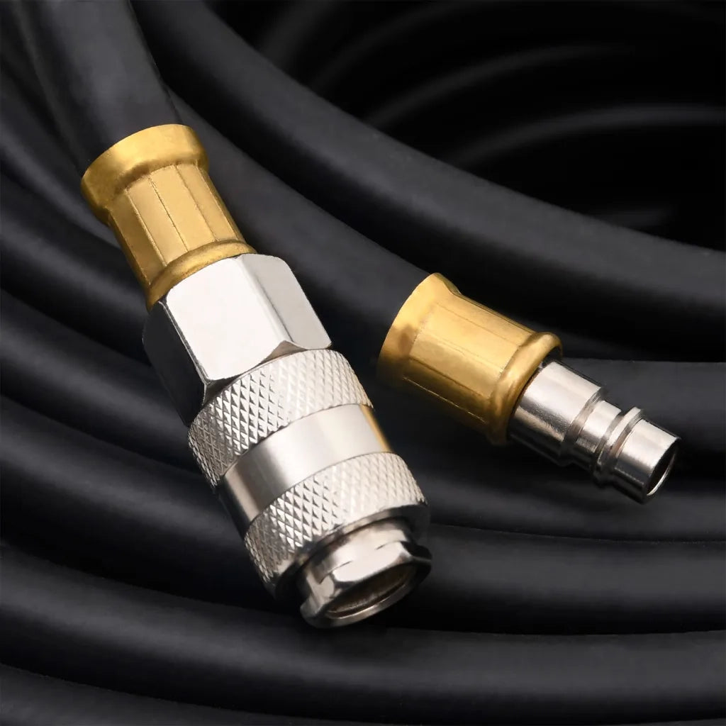 Tubo Aria Ibrido Nero 0,6" 20 m in Gomma e PVC 154497