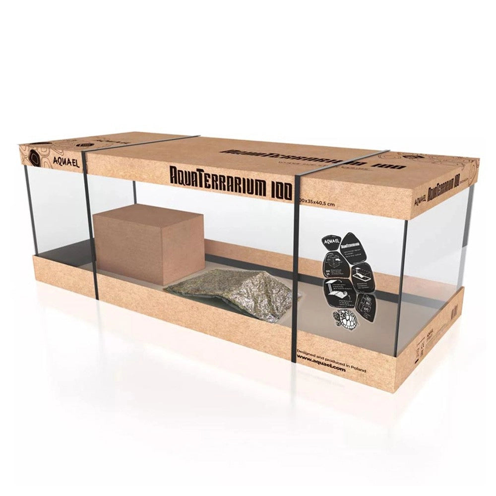 Aquael AquaTerrarium - tartarughiera con rampa per rettili e anfibi Modello: 100