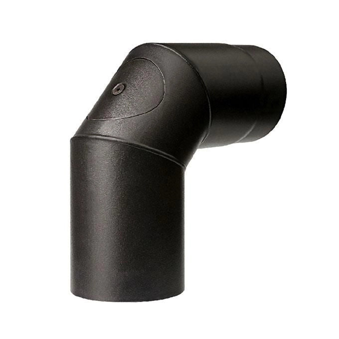 Ala Gomito Acciaio 90^ 14 Nero Ispezionabile 2Mm
