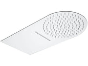Soffione doccia ultrapiatto a parete in acciaio inox lucidato a specchio