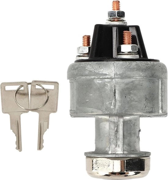 Contattore elettrico con 2 chiavi - Interruttore di avvio universale per ricaricatori 440 443 453 463 530 533 540 542 543 553 630.