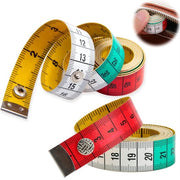 Due pezzi di Meetlint - con chiusura a gomito - per perdita di peso, misurazione del corpo, cucito e sartoria - strumenti di misura - attrezzi per hobby - regolo morbido con doppia scala - 150 cm (60 pollici)