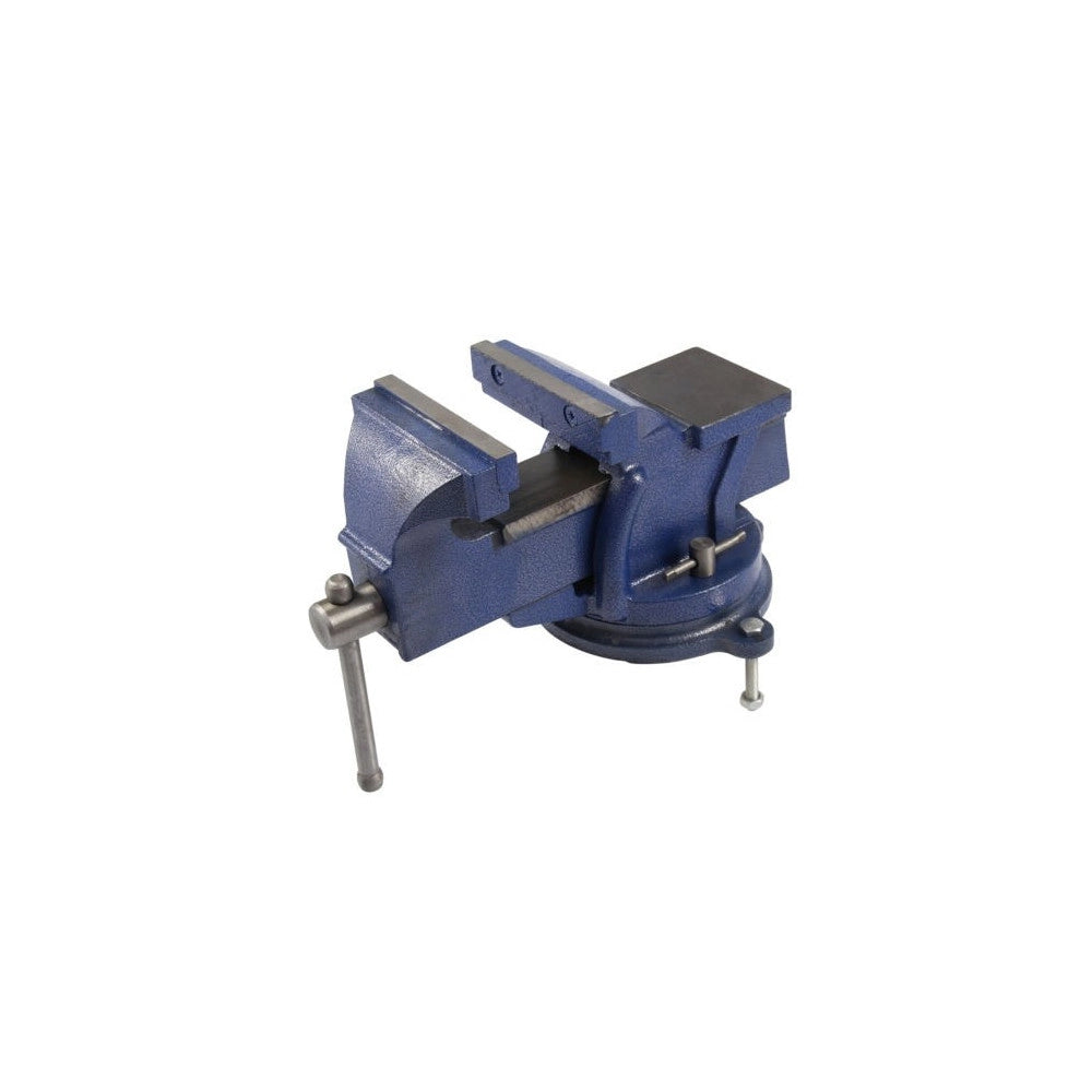 Trade Shop - Morsa Da Banco Girevole 100 Mm Incudine Professionale In Ghisa E Acciaio -