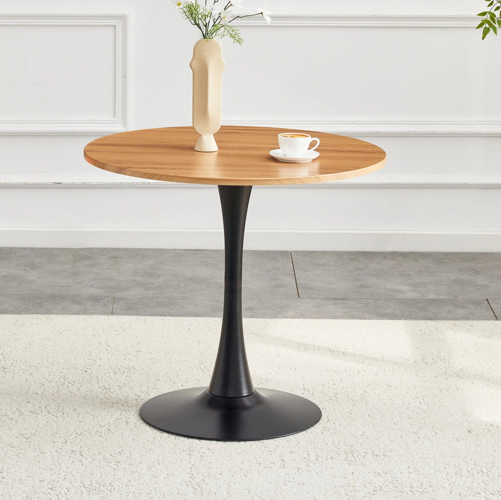 Tavolo rotondo Tulip Ø 80 cm in MDF e metallo