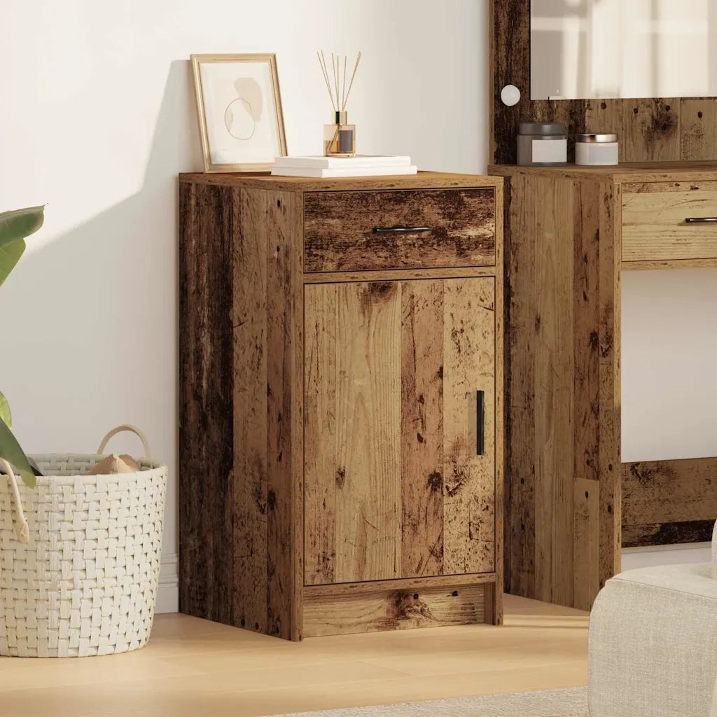 Credenza | Madia | Buffet da pranzo | Armadio da pranzo Legno vecchio 40 x 40.5 x 75 cm Legno multistrato