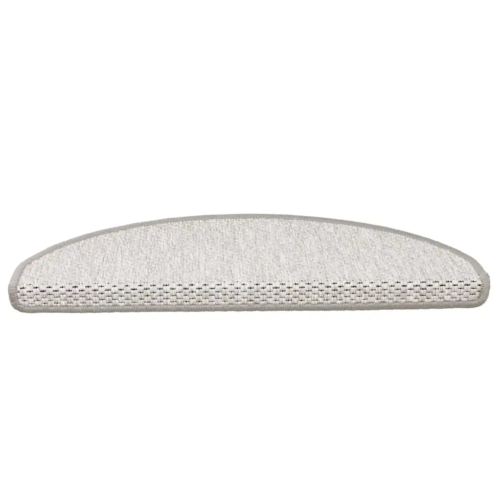 vidaXL Tappeti Adesivi Scale Aspetto Sisal 30 pz 65x21x4 cm Platino