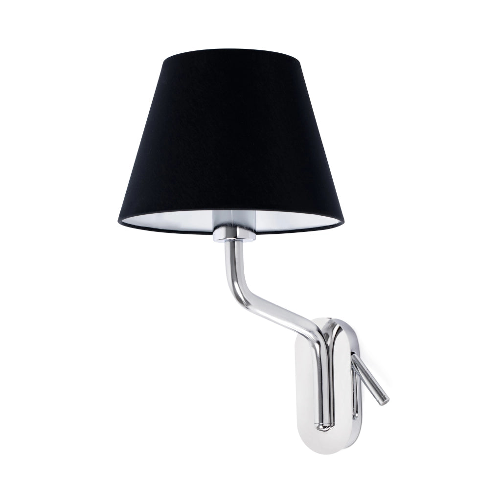 ETERNA SX, Applique con Lettore LED, Faro Barcelona Colore: Nero