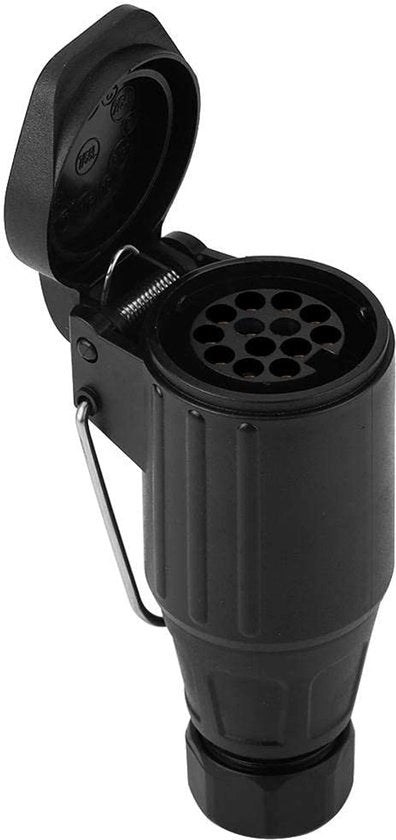 Accessori per auto - Alimentatore 13-polig - 12V - Plastica/Alluminio - Nero - 47 x 125 x 30 mm - Connettori di illuminazione 13-poliggi - Accessori per rimorchio