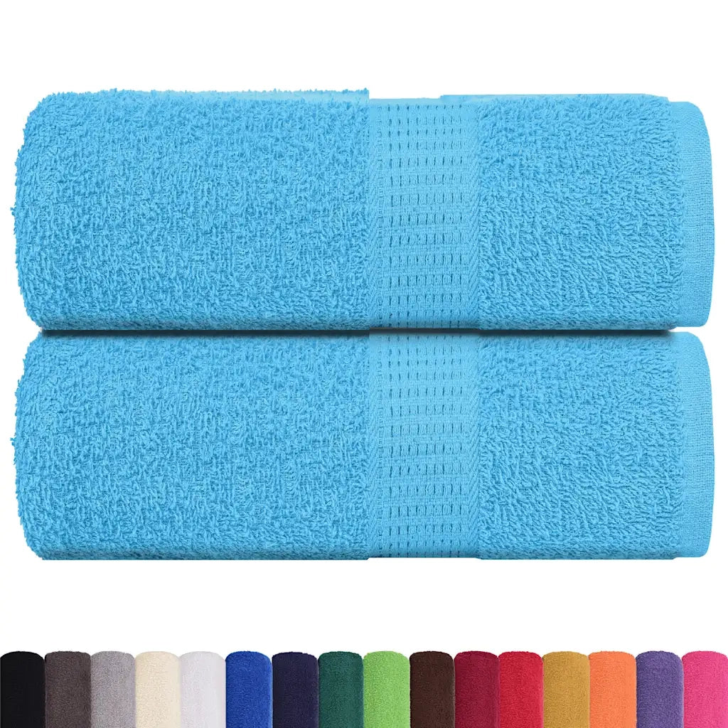 Asciugamani Sapone 2 pz Turchesi 30x30 cm 360 g/mÂ² 100% Cotone