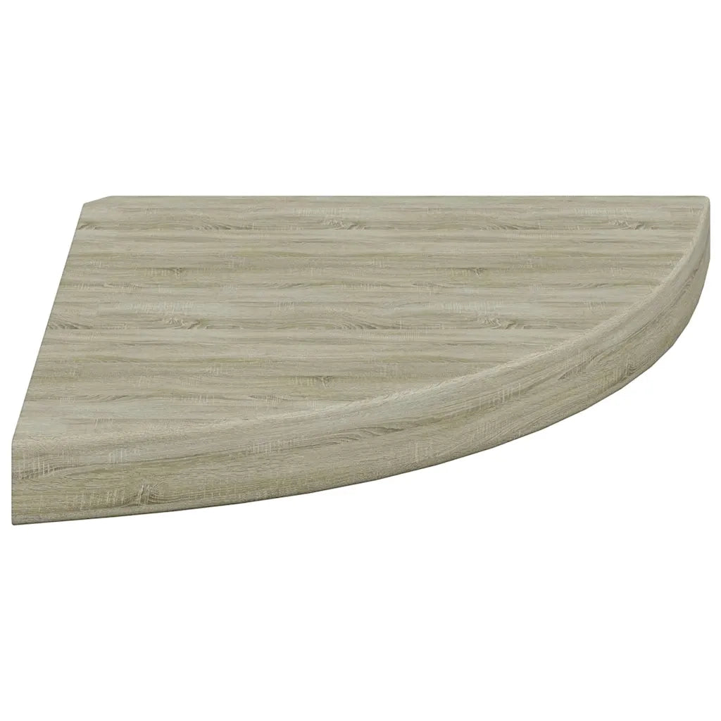 Scaffali Angolari a Parete 4 pz Rovere 35x35x3,8 cm MDF cod mxl 62589