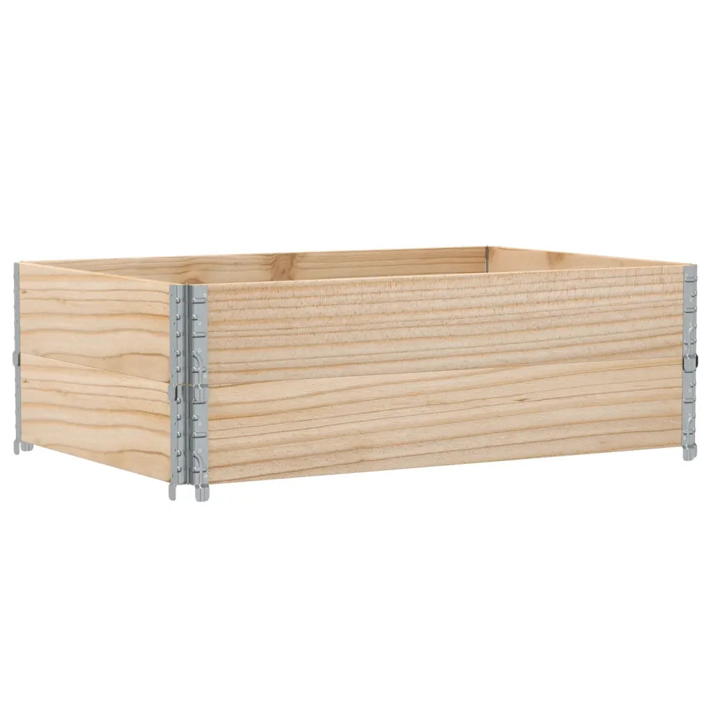 vidaXL Fioriera da Giardino Marrone 120x80 cm Legno Massello di Pino