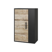 Vicco Scaffale a muro Rovere nero/sabbia 50.1 x 78.4 cm con 2 scomparti