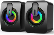 Altoparlanti USB mini – suono stereo senza distorsione – formato compatto – adatto per desktop – laptop e gaming in ufficio e a casa