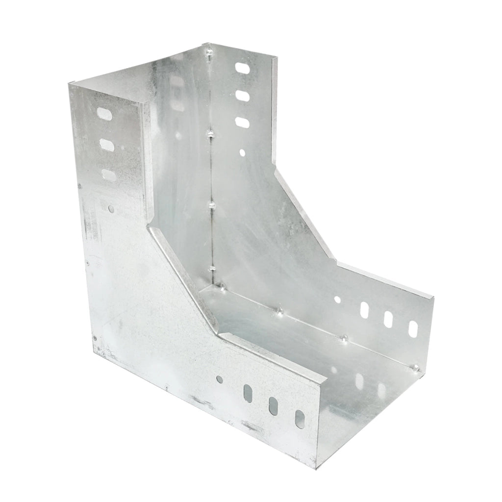 Gomito verticale a 90 gradi per grondaia in acciaio zincato per grondaia 100x200mm