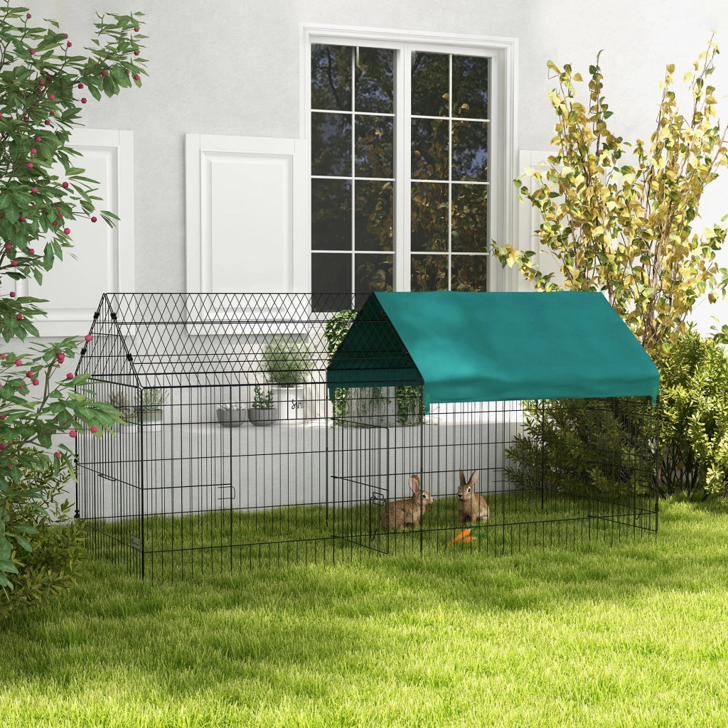 Recinto modulabile per animali piccoli ¨C zephmum ¨C acciaio con telo 220x85x103 cm