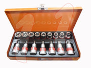 SET CHIAVI A BUSSOLA INSERTI TORX17PZ CROMO VANADIO