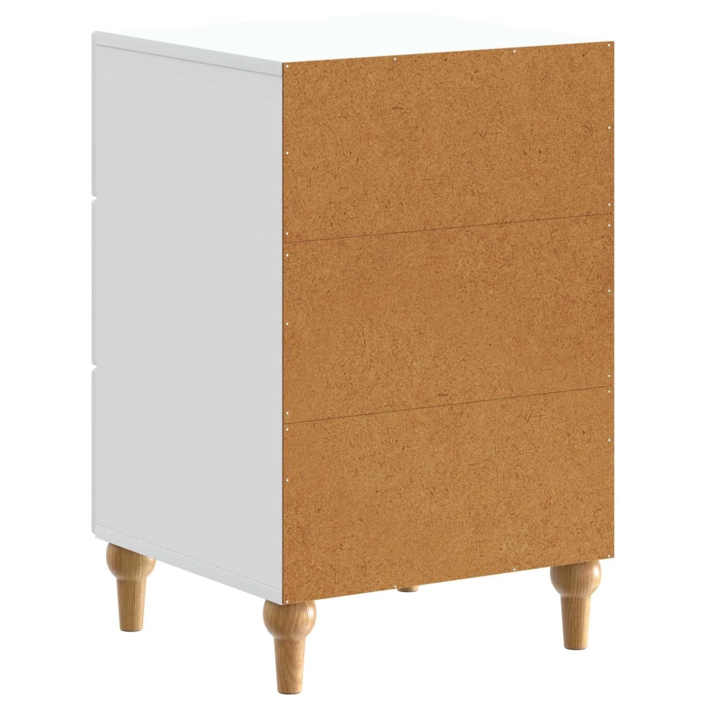 Armadio da Notte Bianco 43x 41 x 66,5 cm Legno ingegnerizzato 894095